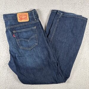 Levis 569 Jeans Mens 36x34 (38x33) Dark Wash Denim Pants Loose Fit Mexico